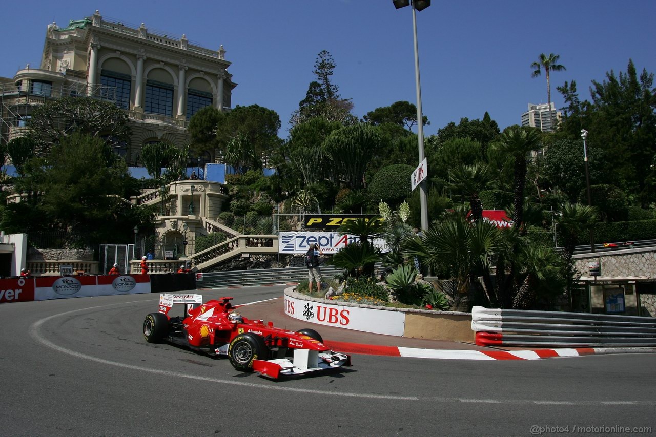 GP MONACO, 26.05.2011- First Practice Session, Fernando Alonso (ESP), Ferrari, F-150 Italia 