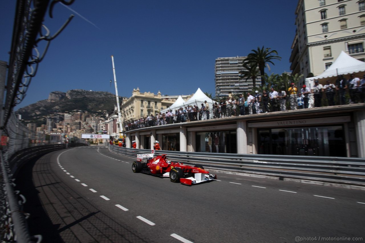 GP MONACO, 26.05.2011- First Practice Session, Fernando Alonso (ESP), Ferrari, F-150 Italia 