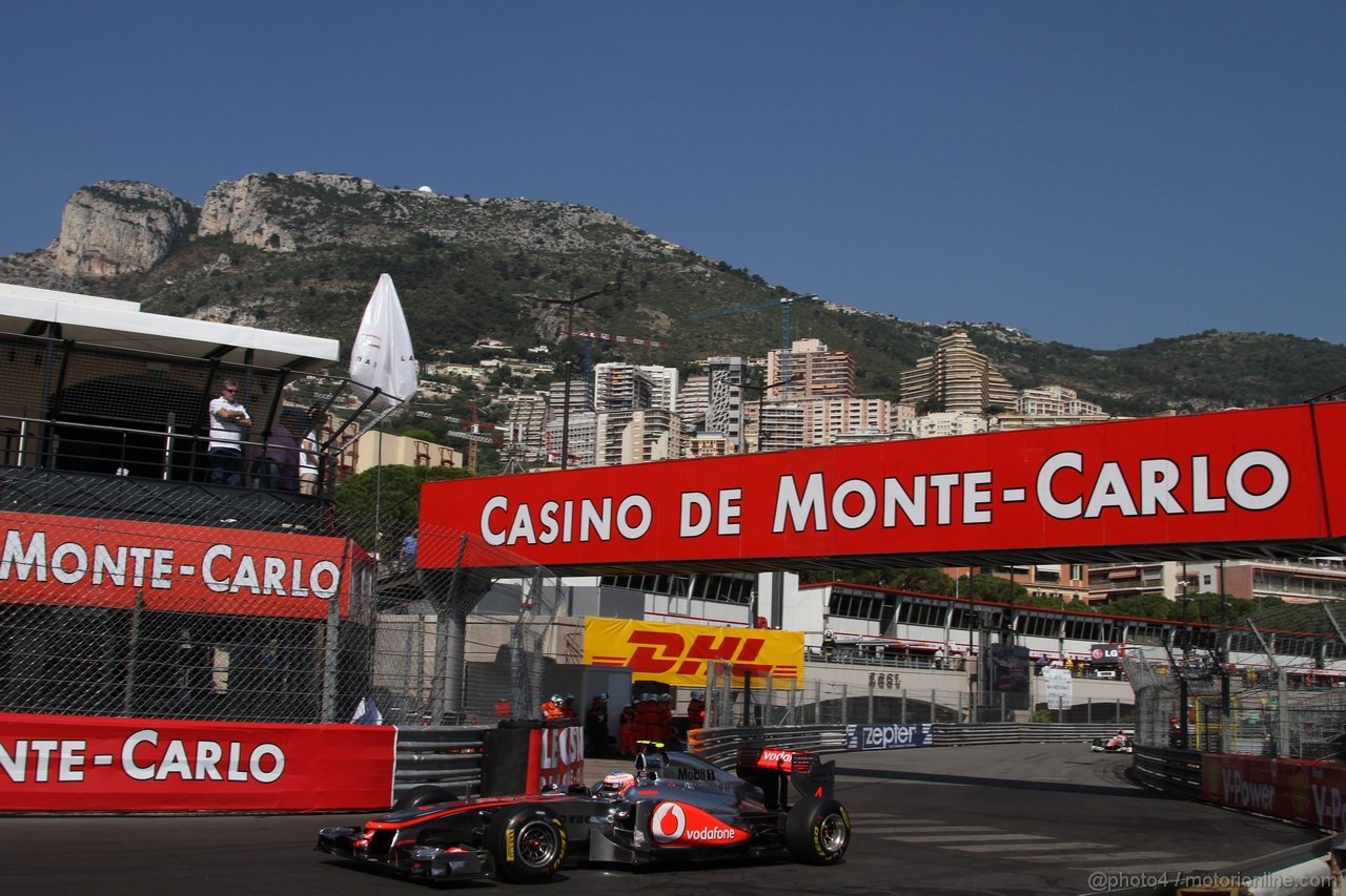 GP MONACO, 26.05.2011- First Practice Session, Lewis Hamilton (GBR), McLaren  Mercedes, MP4-26 