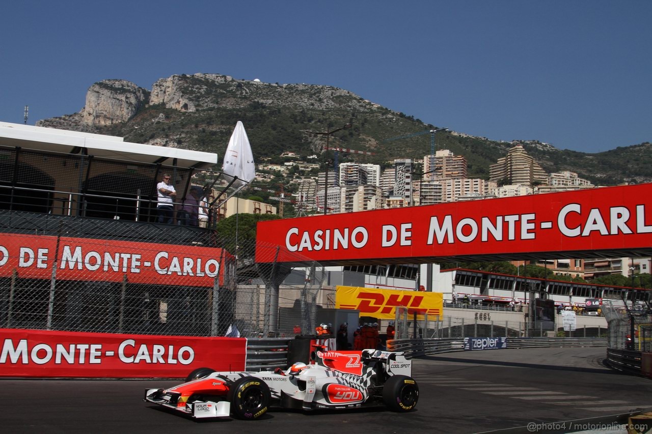 GP MONACO, 26.05.2011- First Practice Session, Narain Karthikeyan (IND), Hispania Racing F1 Team, HRT 