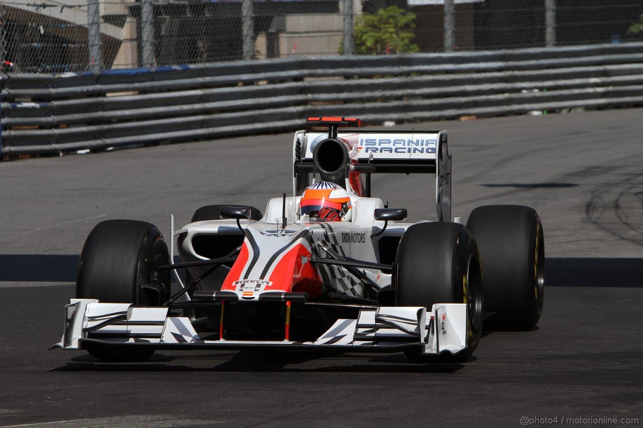 GP MONACO, 26.05.2011- First Practice Session, Narain Karthikeyan (IND), Hispania Racing F1 Team, HRT 