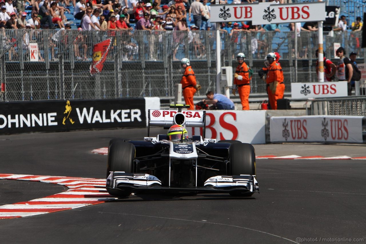 GP MONACO, 26.05.2011- First Practice Session, Pastor Maldonado (VEN), Williams FW33 