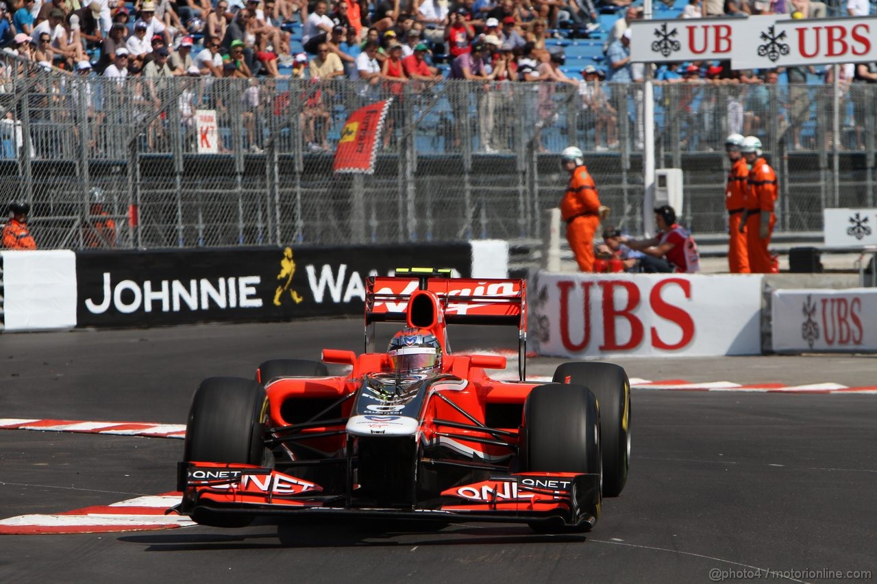 GP MONACO, 26.05.2011- First Practice Session, Jerome D'Ambrosio (BEL), Marussia Virgin Racing VR-02 