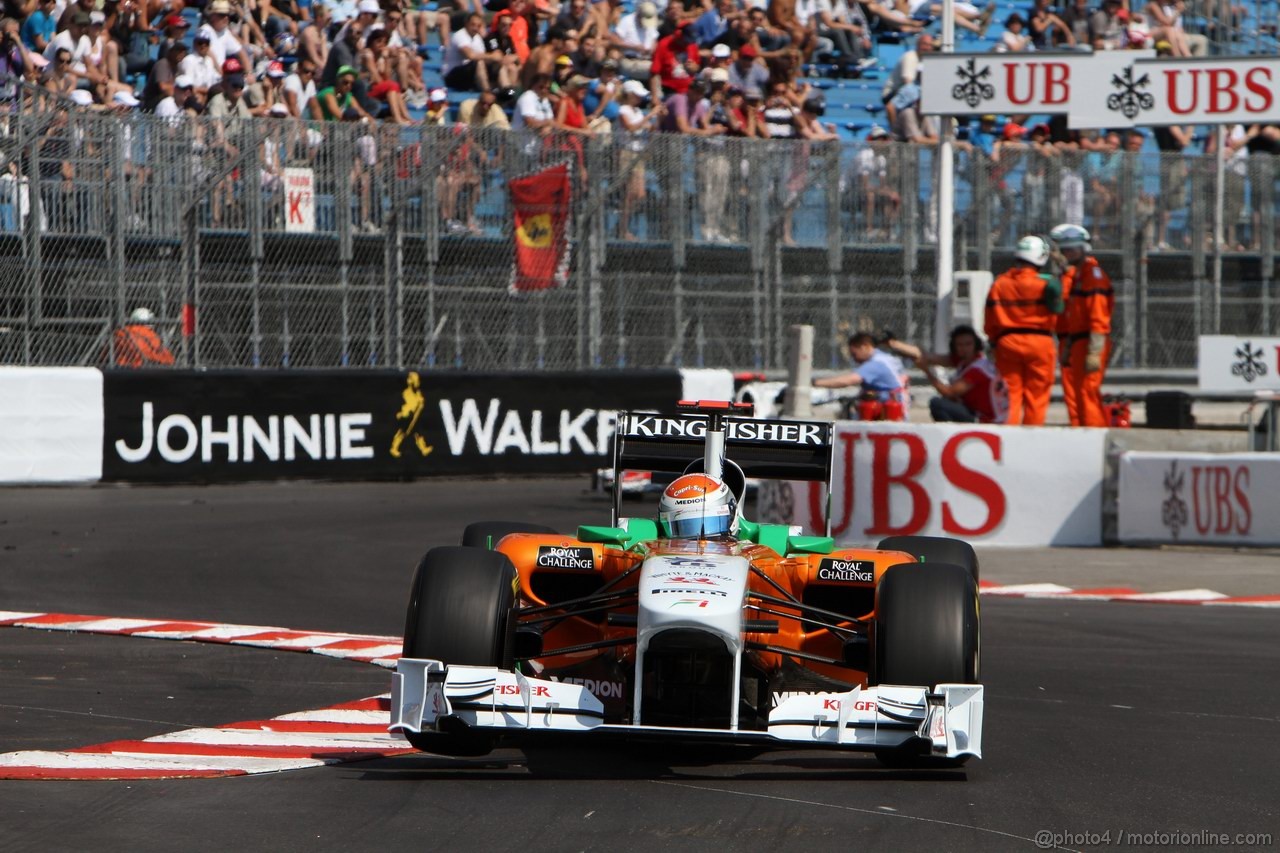 GP MONACO, 26.05.2011- First Practice Session, Adrian Sutil (GER), Force India F1 Team, VJM04 