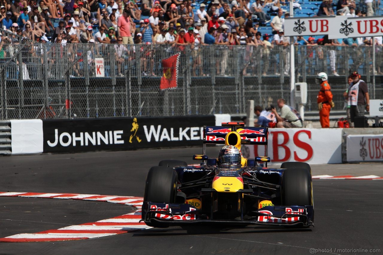 GP MONACO, 26.05.2011- First Practice Session, Sebastian Vettel (GER), Red Bull Racing, RB7 