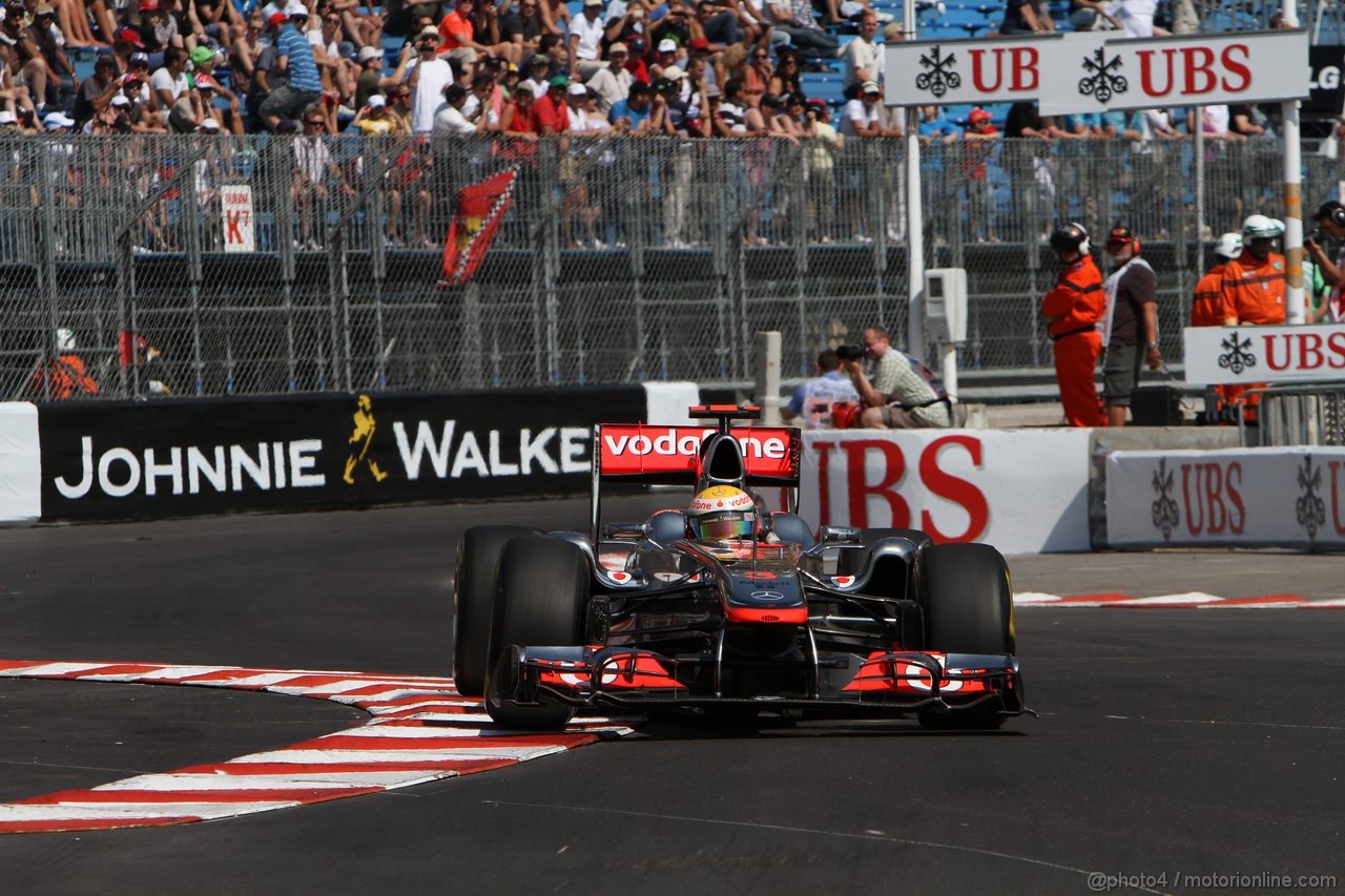 GP MONACO, 26.05.2011- First Practice Session, Lewis Hamilton (GBR), McLaren  Mercedes, MP4-26 