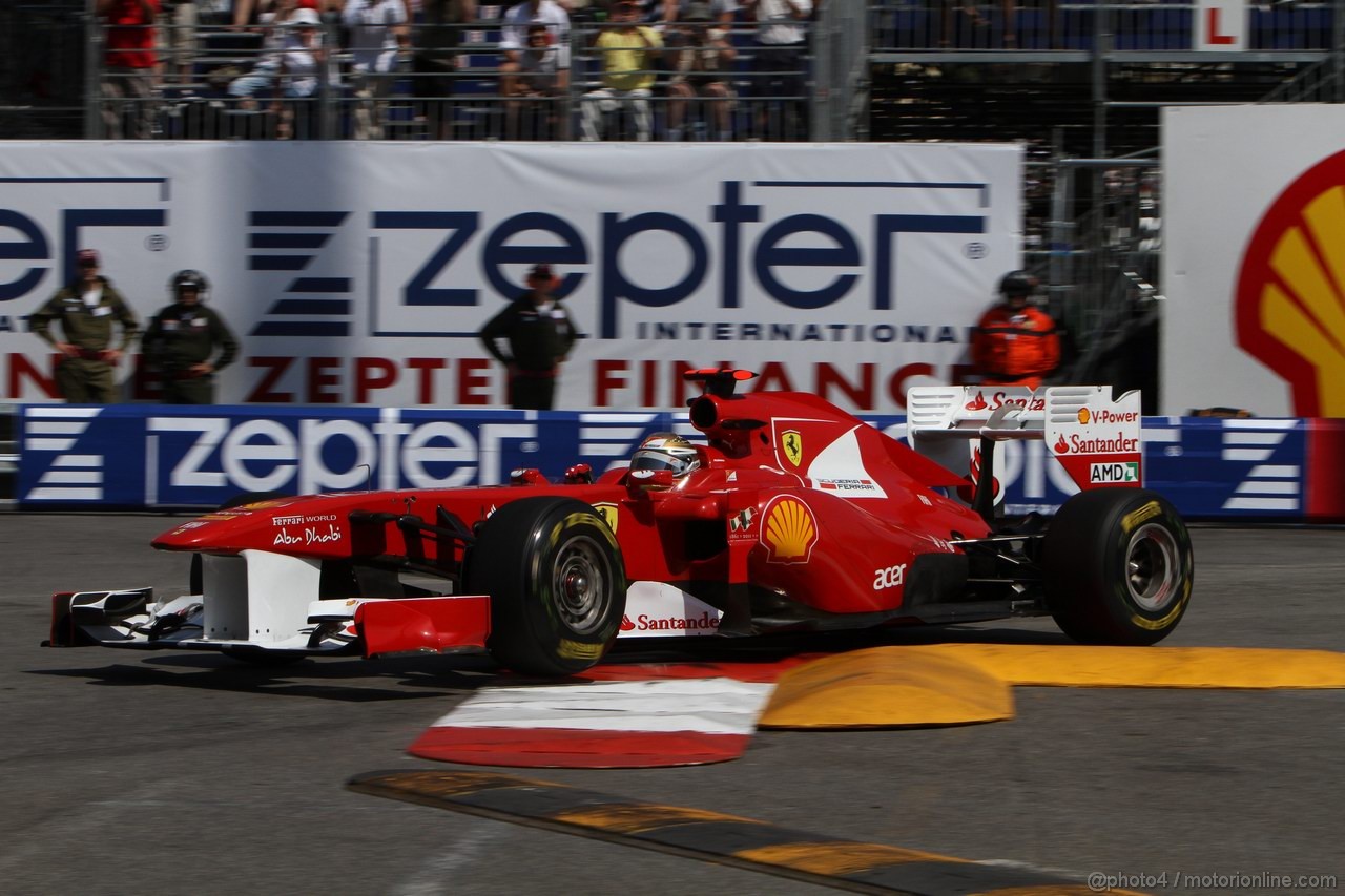 GP MONACO, 26.05.2011- First Practice Session, Fernando Alonso (ESP), Ferrari, F-150 Italia 
