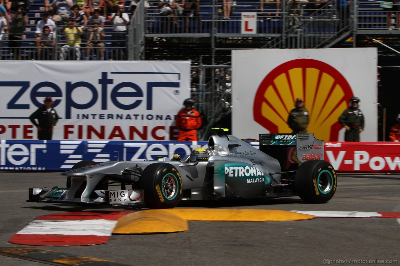 GP MONACO, 26.05.2011- First Practice Session, Nico Rosberg (GER), Mercedes GP Petronas F1 Team, MGP W02 
