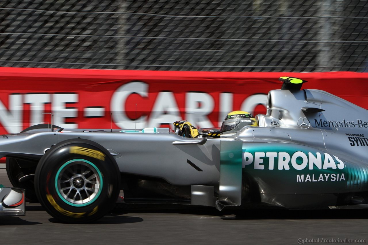 GP MONACO, 26.05.2011- First Practice Session, Nico Rosberg (GER), Mercedes GP Petronas F1 Team, MGP W02 