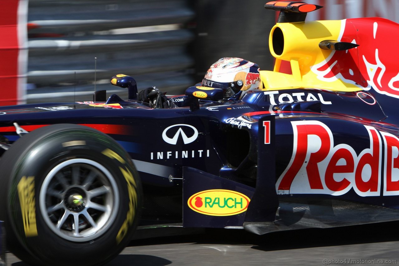 GP MONACO, 26.05.2011- First Practice Session, Sebastian Vettel (GER), Red Bull Racing, RB7 