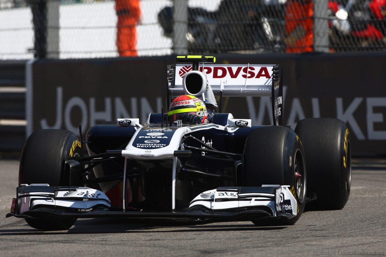 GP MONACO, 26.05.2011- First Practice Session, Pastor Maldonado (VEN), Williams FW33 