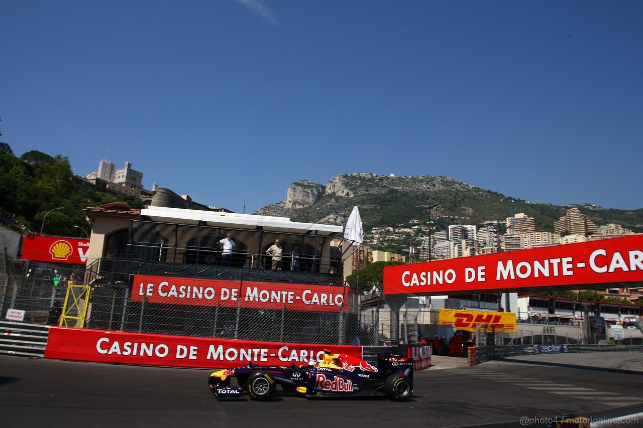 GP MONACO, 26.05.2011- First Practice Session, Sebastian Vettel (GER), Red Bull Racing, RB7 