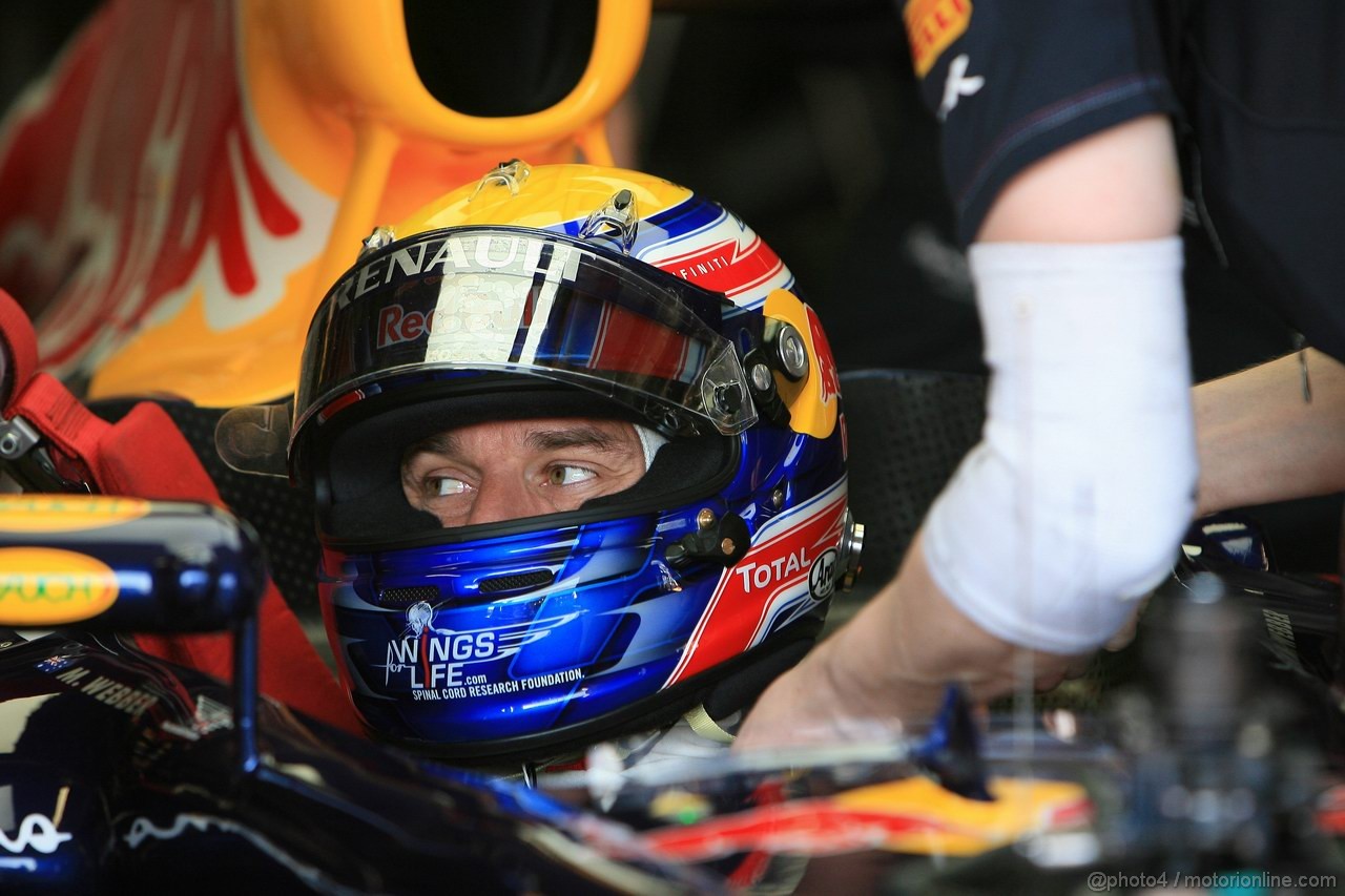 GP MONACO, 26.05.2011- First Practice Session, Mark Webber (AUS), Red Bull Racing, RB7 