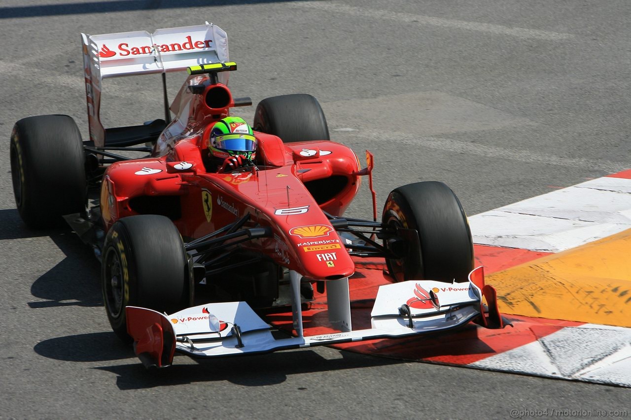 GP MONACO, 26.05.2011- First Practice Session, Felipe Massa (BRA), Ferrari, F-150 Italia 