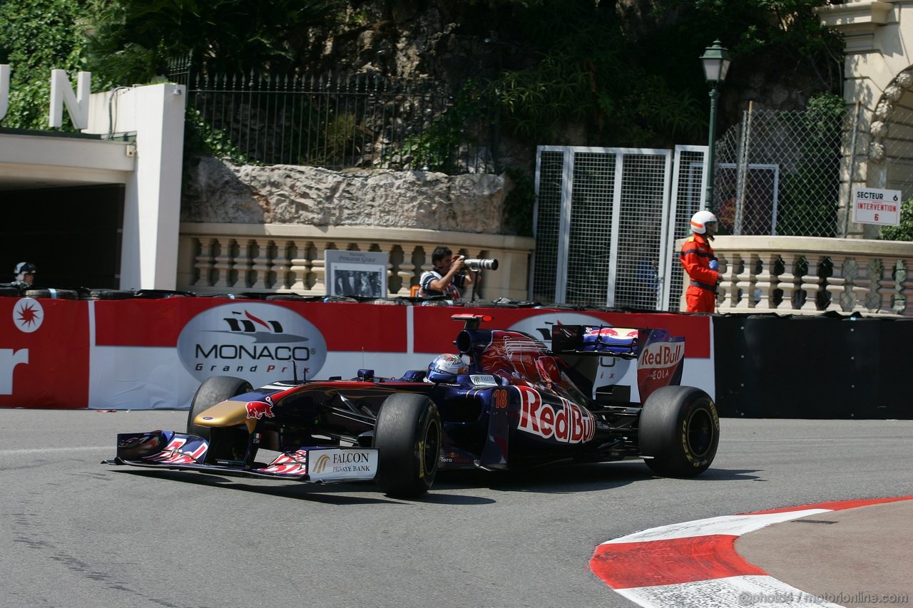 GP MONACO, 26.05.2011- First Practice Session, Sébastien Buemi (SUI), Scuderia Toro Rosso, STR6 