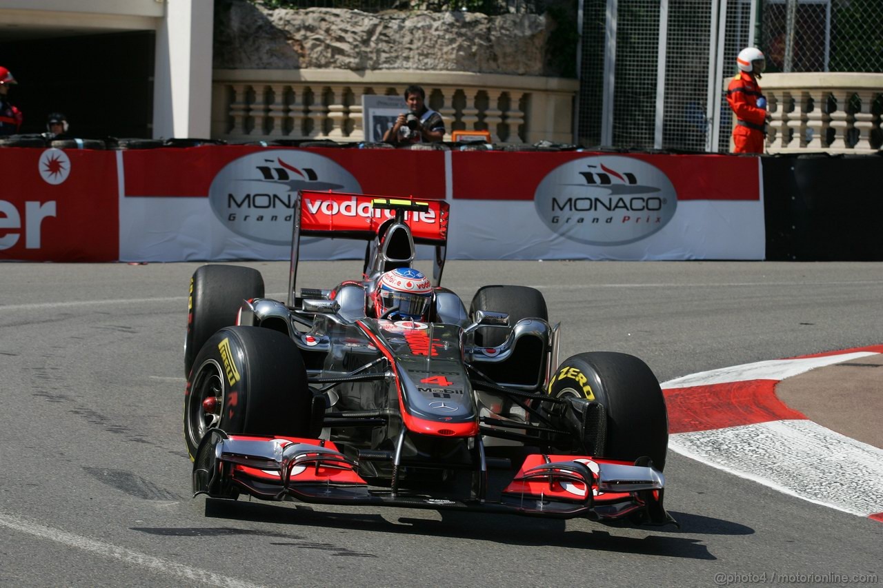 GP MONACO, 26.05.2011- First Practice Session, Jenson Button (GBR), McLaren  Mercedes, MP4-26 