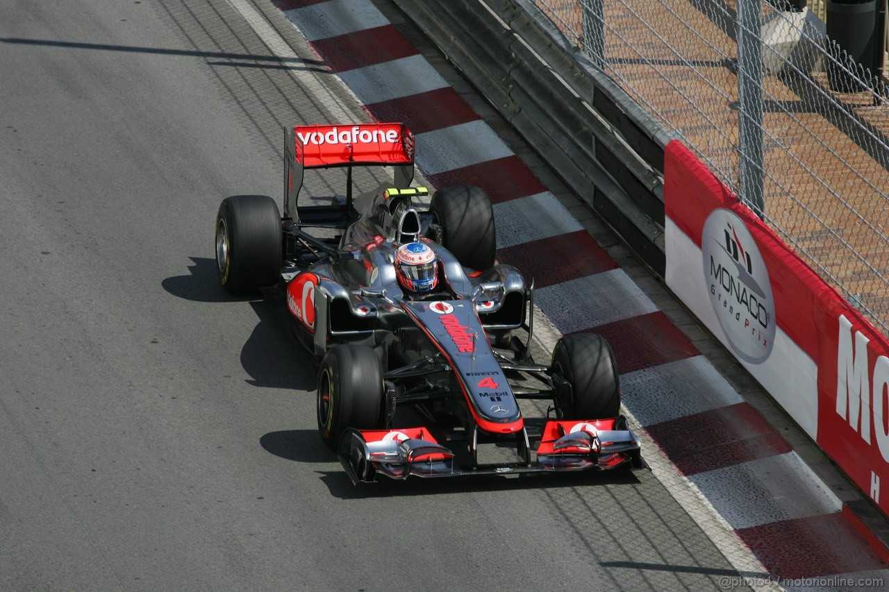 GP MONACO, 26.05.2011- First Practice Session, Jenson Button (GBR), McLaren  Mercedes, MP4-26 