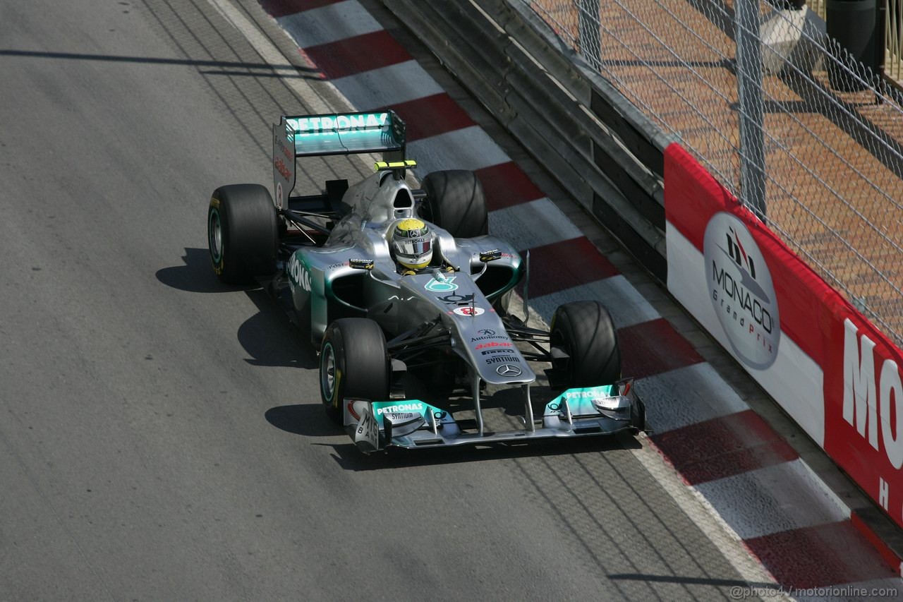 GP MONACO, 26.05.2011- First Practice Session, Nico Rosberg (GER), Mercedes GP Petronas F1 Team, MGP W02 