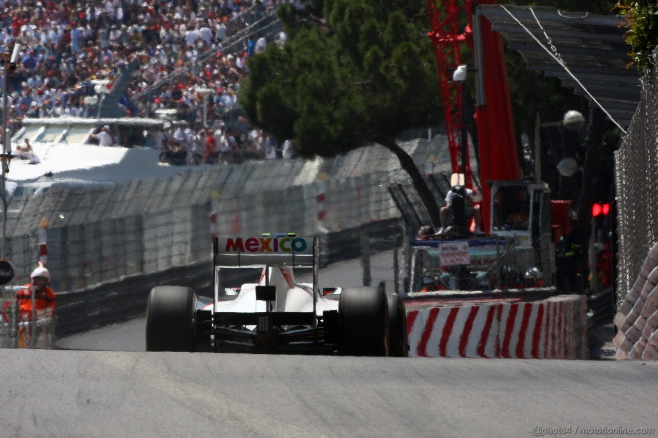 GP MONACO, 26.05.2011- Second Practice Session, Sergio Pérez (MEX), Sauber F1 Team C30 