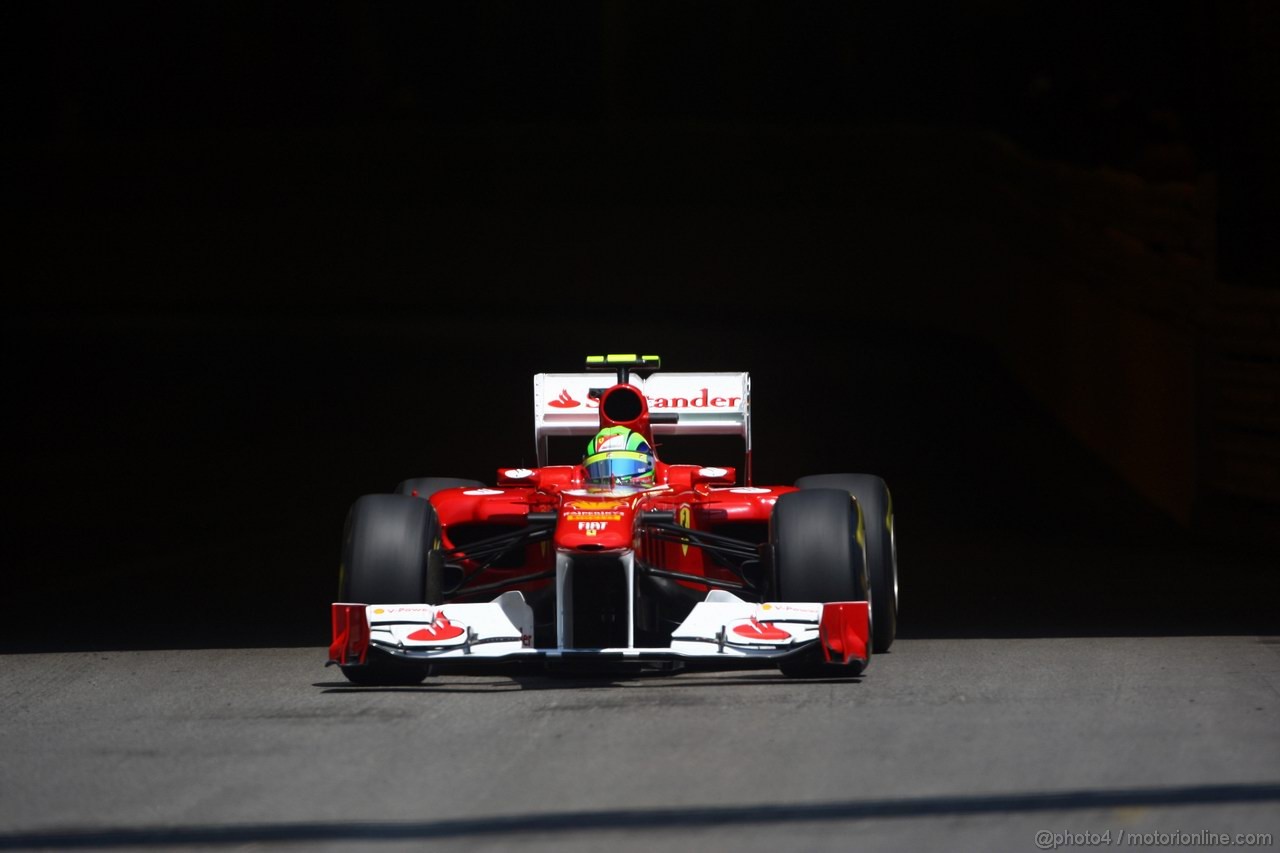 GP MONACO, 26.05.2011- Second Practice Session, Felipe Massa (BRA), Ferrari, F-150 Italia 