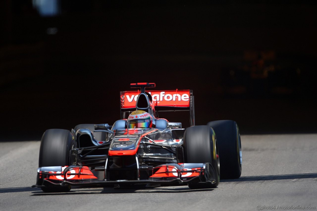 GP MONACO, 26.05.2011- Second Practice Session, Lewis Hamilton (GBR), McLaren  Mercedes, MP4-26 