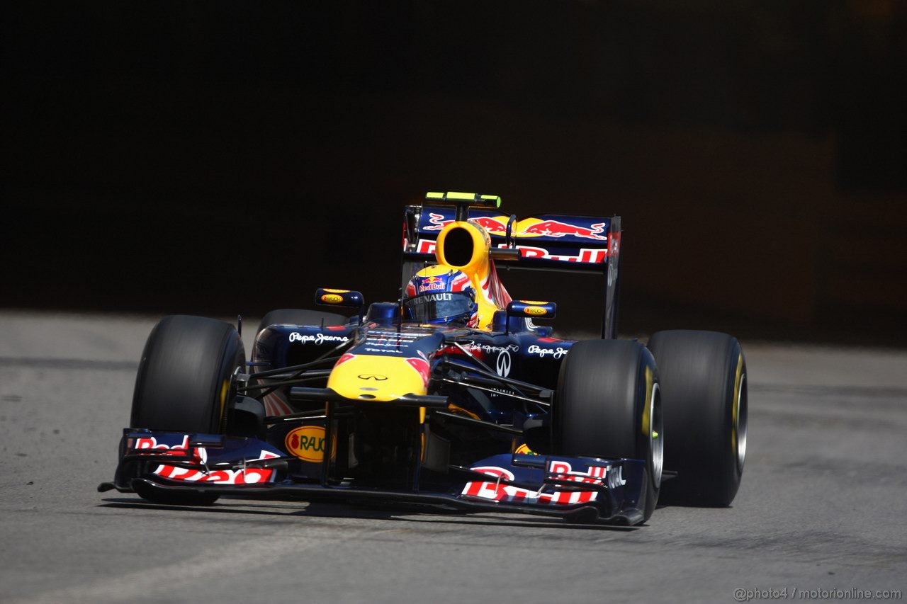 GP MONACO, 26.05.2011- Second Practice Session, Mark Webber (AUS), Red Bull Racing, RB7 