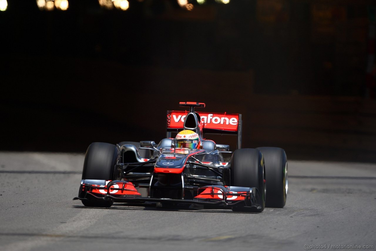 GP MONACO, 26.05.2011- Second Practice Session, Lewis Hamilton (GBR), McLaren  Mercedes, MP4-26 