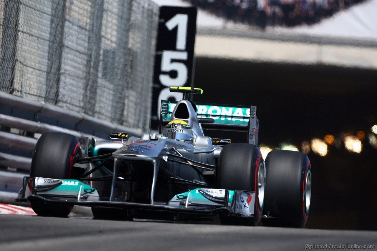 GP MONACO, 26.05.2011- Second Practice Session, Nico Rosberg (GER), Mercedes GP Petronas F1 Team, MGP W02 