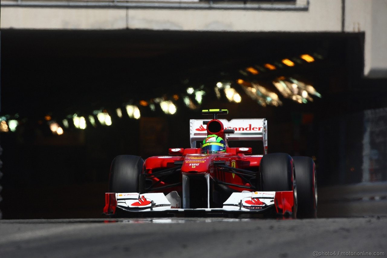 GP MONACO, 26.05.2011- Second Practice Session, Felipe Massa (BRA), Ferrari, F-150 Italia 