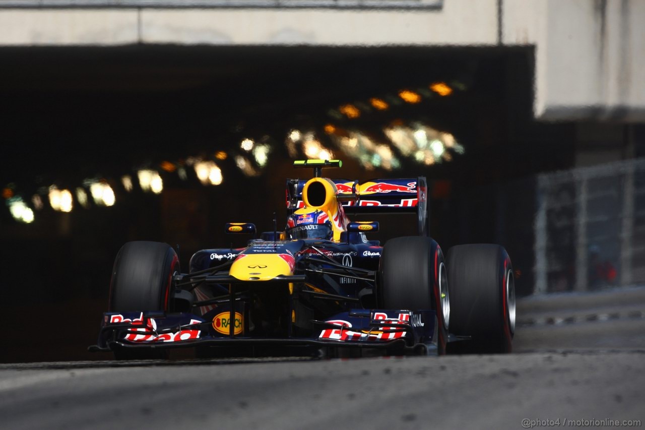 GP MONACO, 26.05.2011- Second Practice Session, Mark Webber (AUS), Red Bull Racing, RB7 