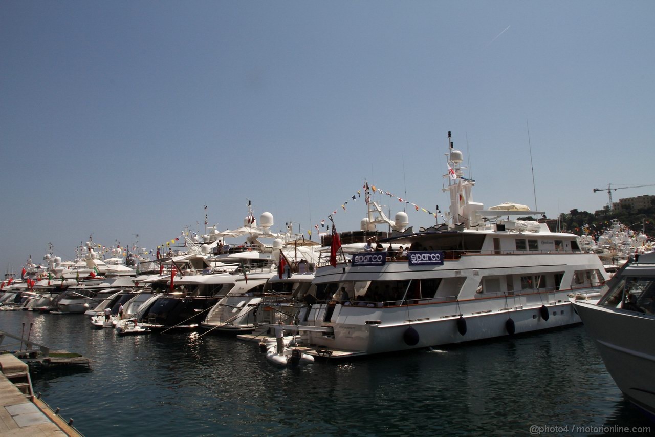 GP MONACO, 26.05.2011- Second Practice Session, Sparco boat