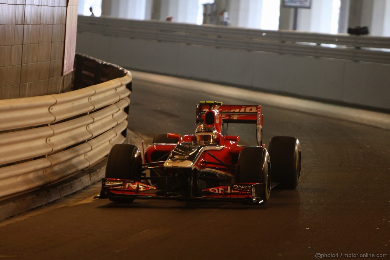GP MONACO, 26.05.2011- Second Practice Session, Jerome D'Ambrosio (BEL), Marussia Virgin Racing VR-02 