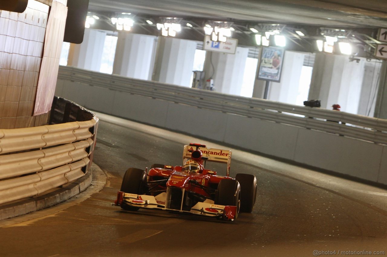 GP MONACO, 26.05.2011- Second Practice Session, Fernando Alonso (ESP), Ferrari, F-150 Italia 