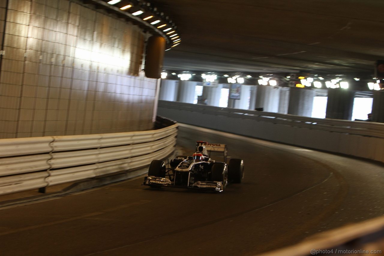 GP MONACO, 26.05.2011- Second Practice Session, Rubens Barrichello (BRA), Williams FW33 