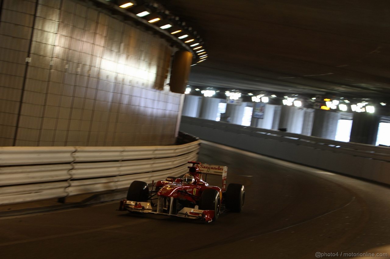 GP MONACO, 26.05.2011- Second Practice Session, Fernando Alonso (ESP), Ferrari, F-150 Italia 