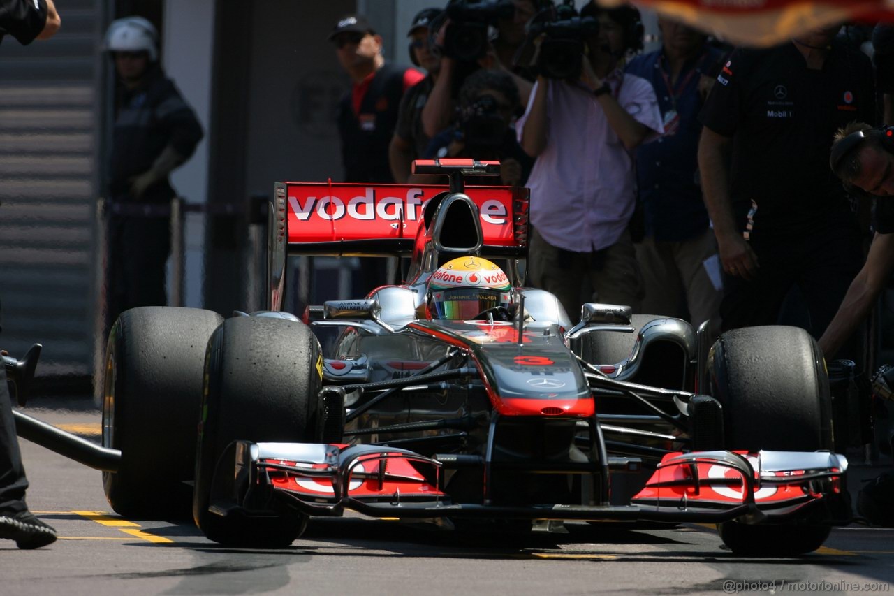 GP MONACO, 26.05.2011- Second Practice Session, Lewis Hamilton (GBR), McLaren  Mercedes, MP4-26 
