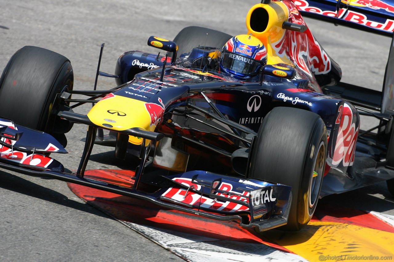 GP MONACO, 26.05.2011- Second Practice Session, Mark Webber (AUS), Red Bull Racing, RB7 