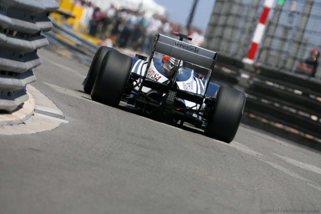 GP MONACO, 26.05.2011- Second Practice Session, Rubens Barrichello (BRA), Williams FW33 