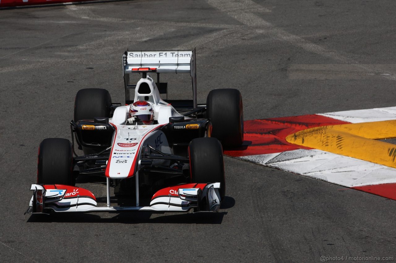 GP MONACO, 26.05.2011- Second Practice Session, Kamui Kobayashi (JAP), Sauber F1 Team C30 