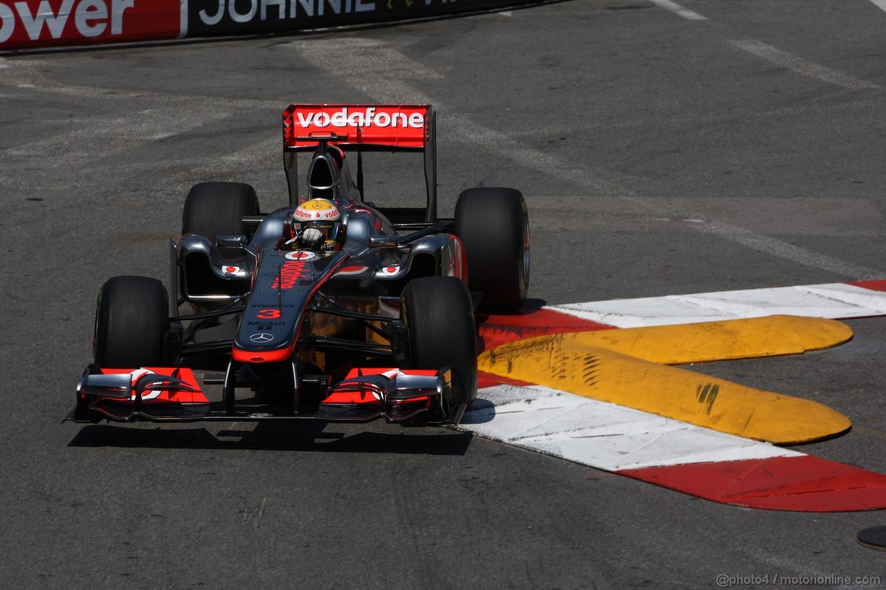 GP MONACO, 26.05.2011- Second Practice Session, Lewis Hamilton (GBR), McLaren  Mercedes, MP4-26 