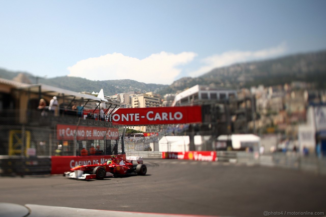 GP MONACO, 26.05.2011- Second Practice Session, Felipe Massa (BRA), Ferrari, F-150 Italia 