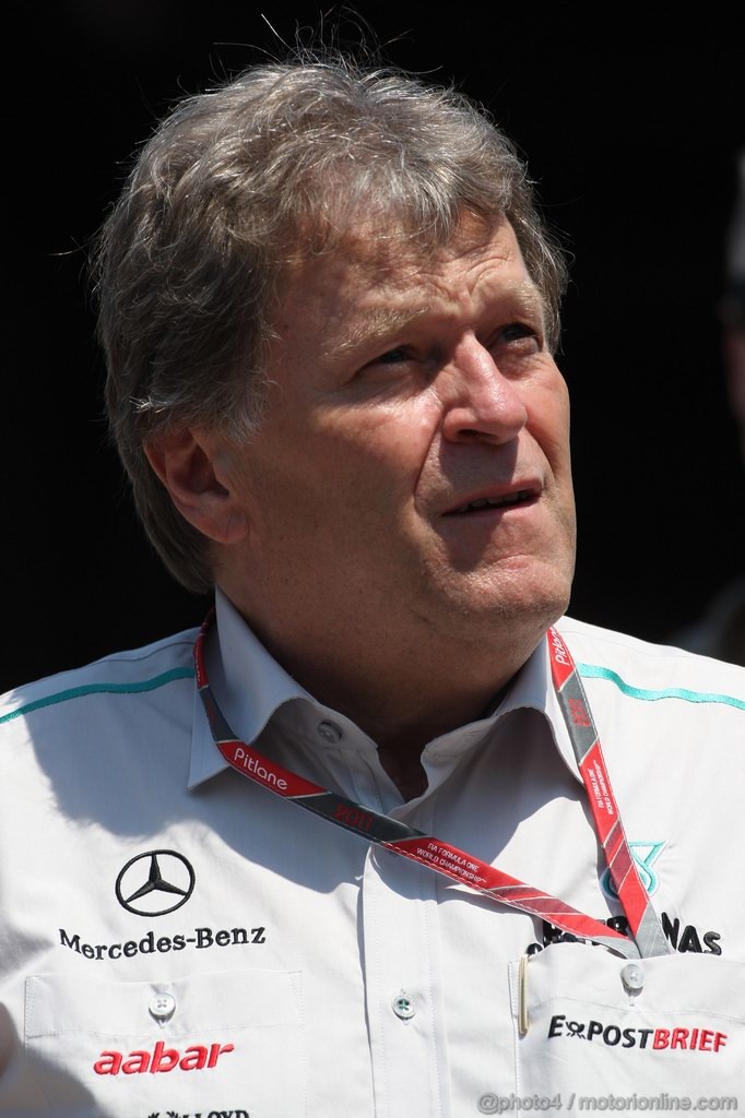 GP MONACO, 26.05.2011- Second Practice Session, Norbert Haug (GER), Motorsport chief  