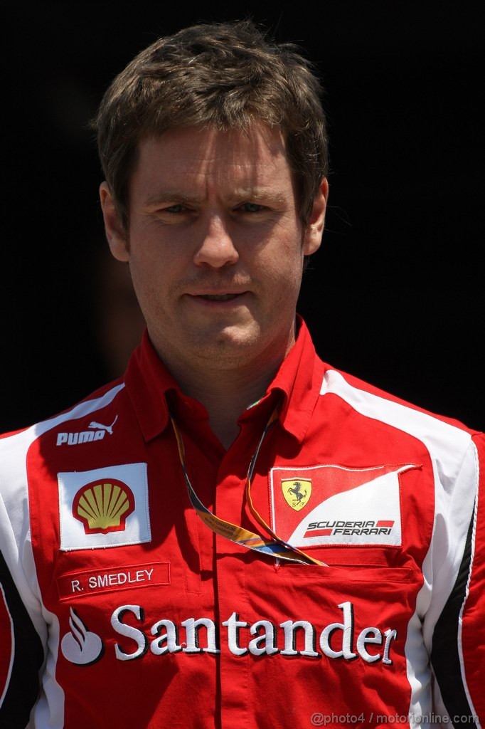 GP MONACO, 26.05.2011- Second Practice Session, Rob Smedley, (GBR), Ferrari, Track Engineer of Felipe Massa (BRA) 