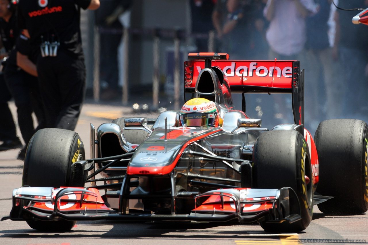 GP MONACO, 26.05.2011- Second Practice Session, Lewis Hamilton (GBR), McLaren  Mercedes, MP4-26 