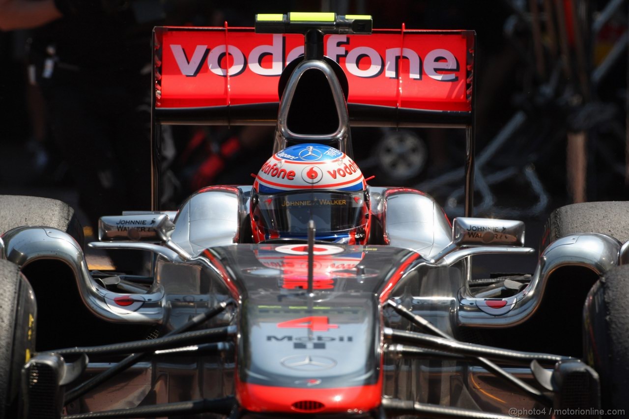 GP MONACO, 26.05.2011- Second Practice Session, Jenson Button (GBR), McLaren  Mercedes, MP4-26 