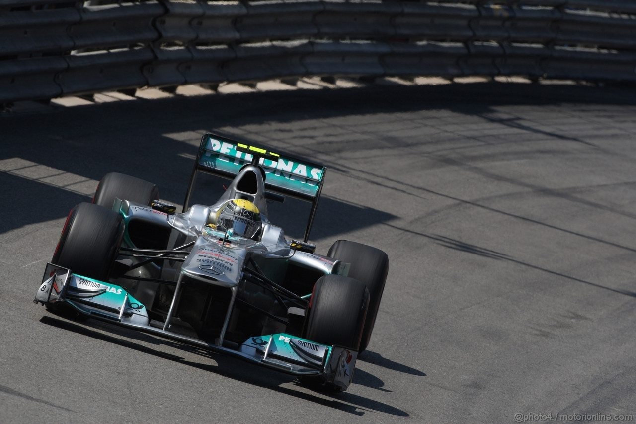 GP MONACO, 26.05.2011- Second Practice Session, Nico Rosberg (GER), Mercedes GP Petronas F1 Team, MGP W02 