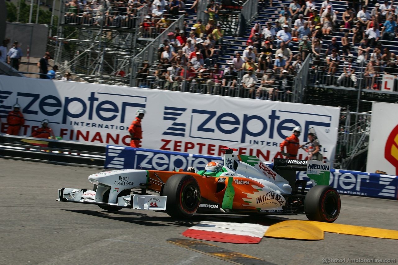 GP MONACO, 26.05.2011- Second Practice Session, Adrian Sutil (GER), Force India F1 Team, VJM04 