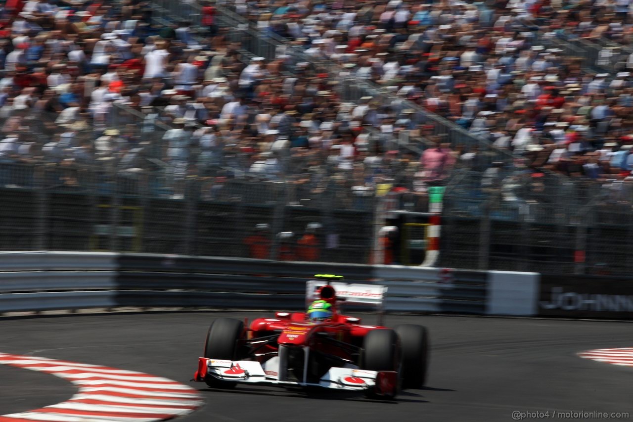 GP MONACO, 26.05.2011- Second Practice Session, Felipe Massa (BRA), Ferrari, F-150 Italia 