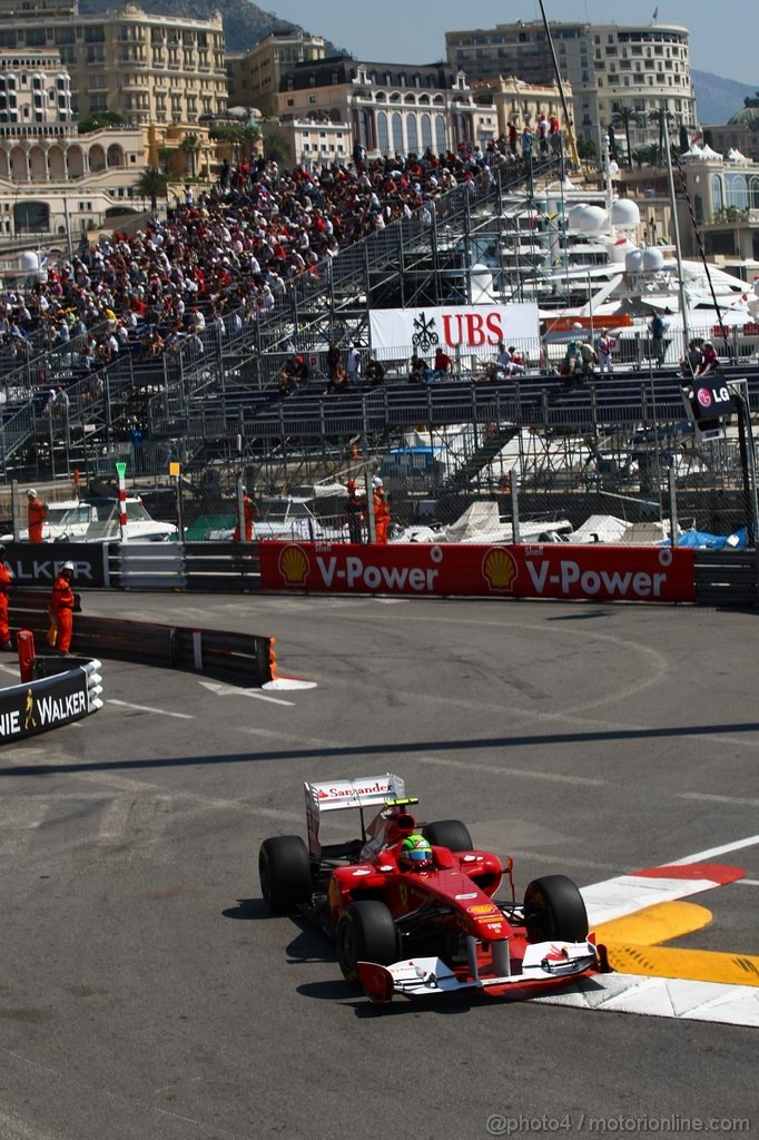 GP MONACO, 26.05.2011- Second Practice Session, Felipe Massa (BRA), Ferrari, F-150 Italia 