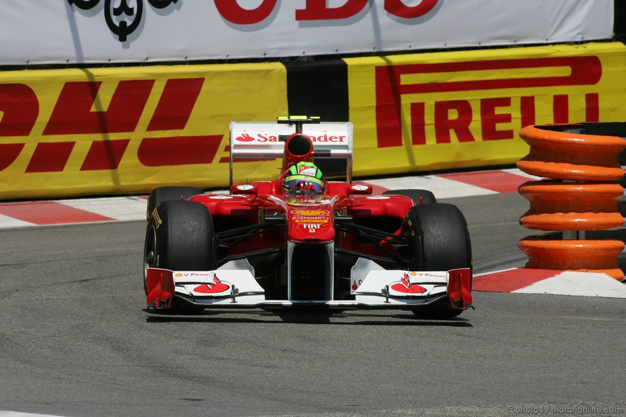 GP MONACO, 26.05.2011- Second Practice Session, Felipe Massa (BRA), Ferrari, F-150 Italia 
